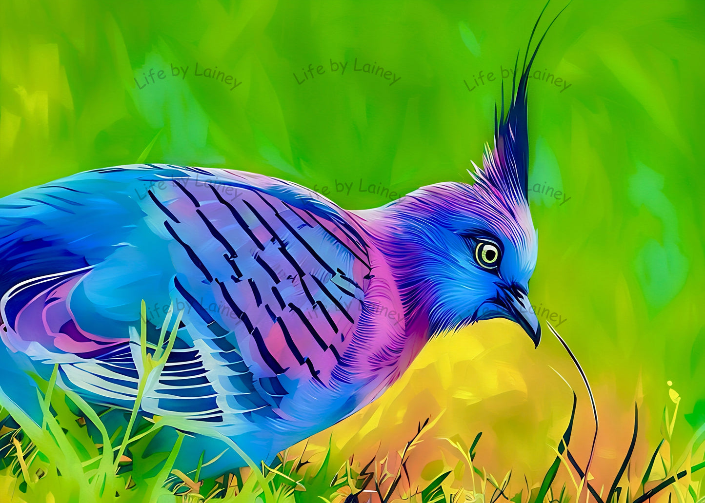 Oliver, the Crested Pigeon