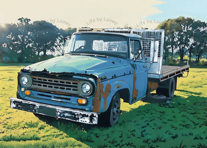 Rusty, the tired old ute
